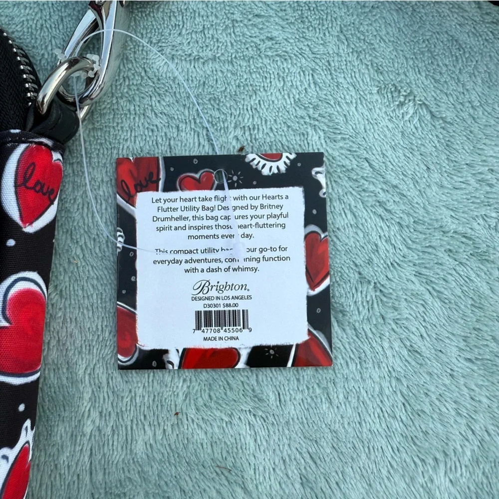 Brighton hearts a flutter utility bag